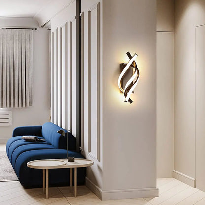LED Wall Light – Elegant Light Display, Minimalist Design, Space-Saving for Bathroom & Living Room
