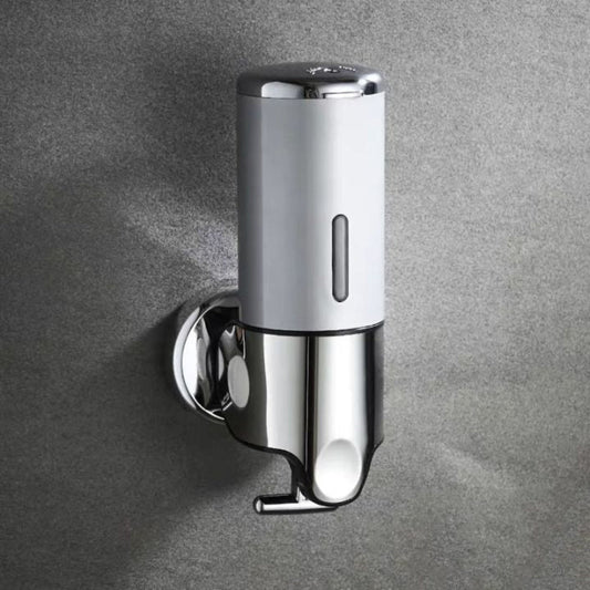 Contemporary Wall-Mounted Soap Dispenser – Chic Bathroom Essential for Liquid Soap, Lotion or Sanitizer