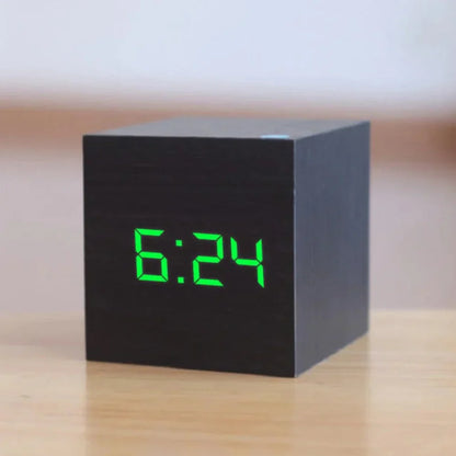LED Alarm Clock with Adjustable Brightness and Night Feature – Compact Design