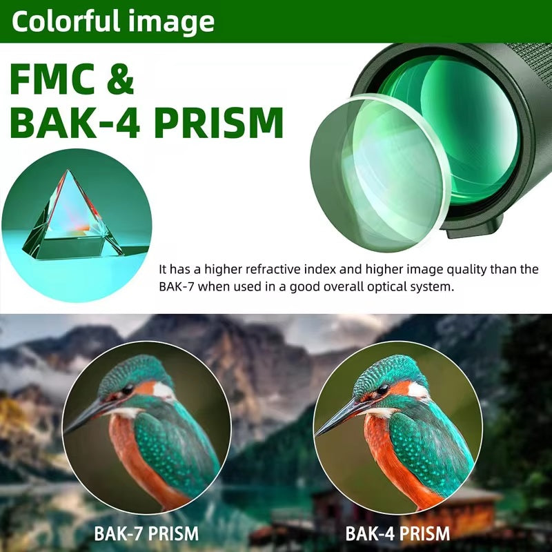 Compact High-Definition Monocular Telescope for Outdoor Use