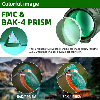 Compact High-Definition Monocular Telescope for Outdoor Use