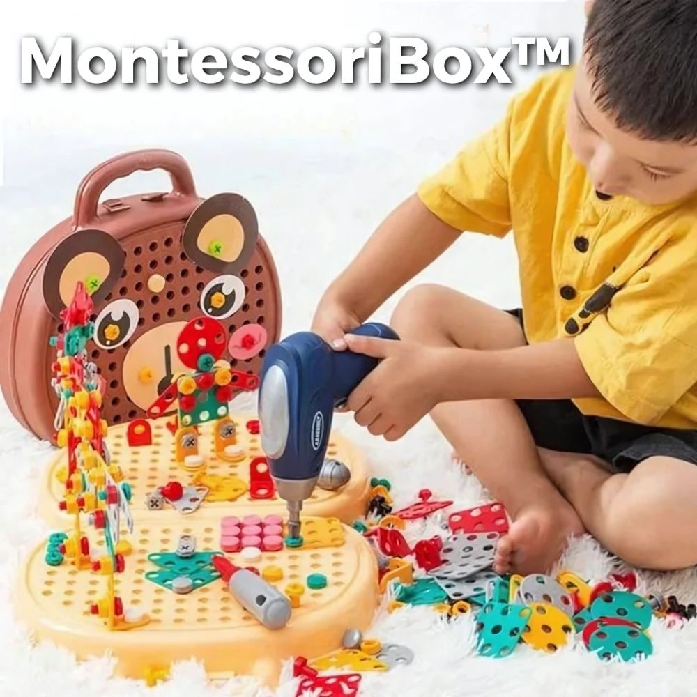 Montessori Toy Box for Creative Learning | Drill Activity Set | Enhances Technical Skills & Motor Skills | 50% OFF