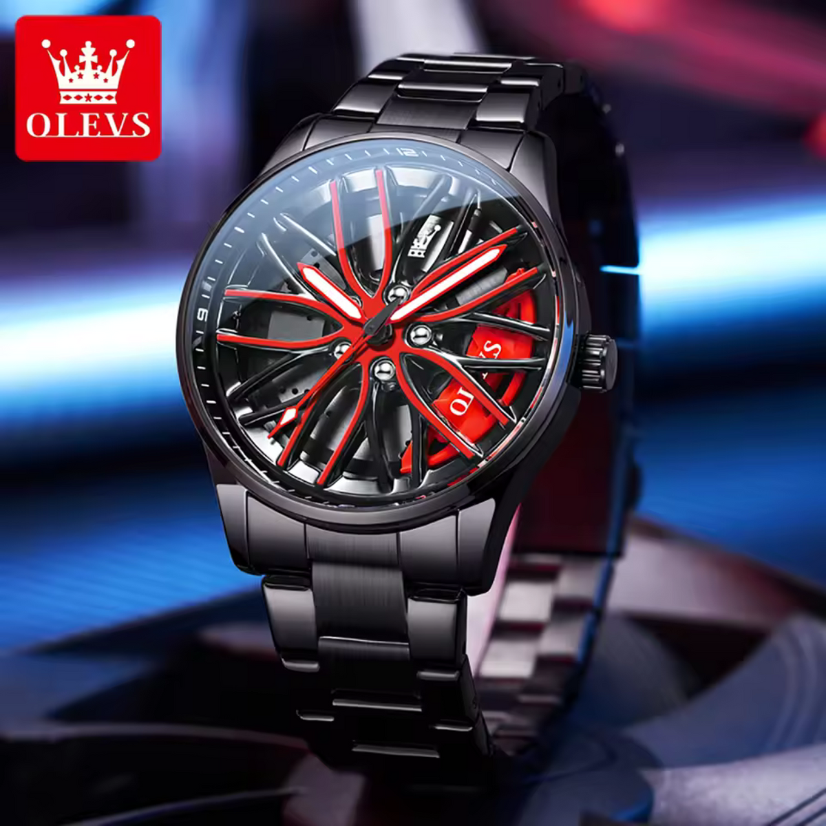 Stylish Men's Athletic Chronograph Timepiece