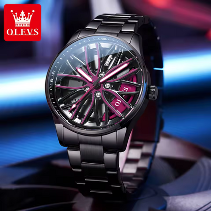 Stylish Men's Athletic Chronograph Timepiece