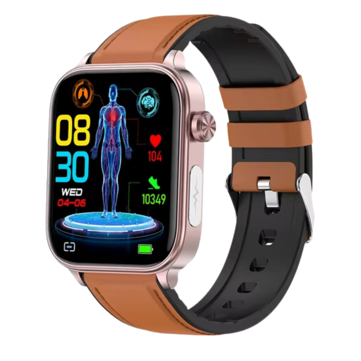 Health Tracker Smartwatch featuring ECG Monitoring