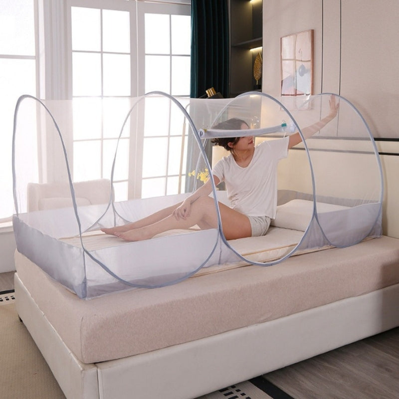 Quick-Setup Mosquito Shield | Compact & Travel-Friendly | Zippered Access