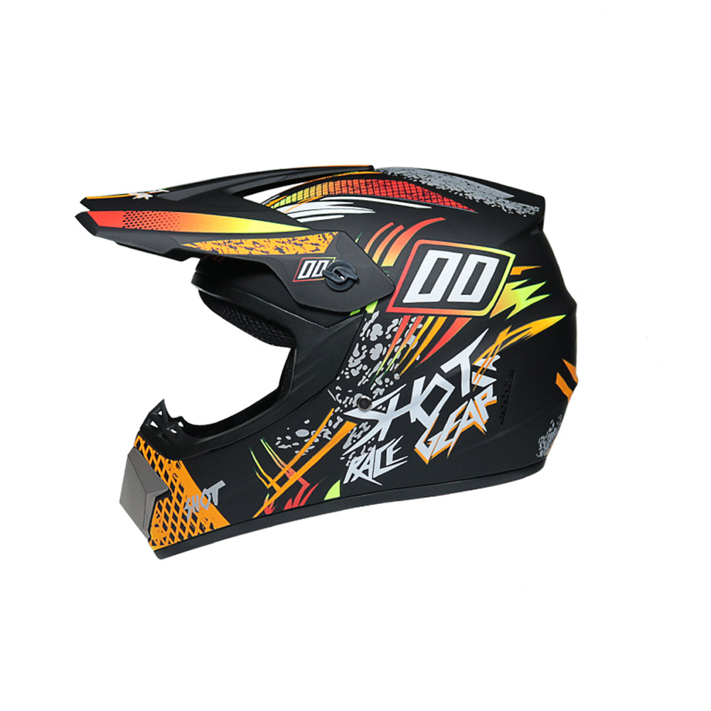 Motorcycle Helmet Set for Cross Racing and Off-Road Biking