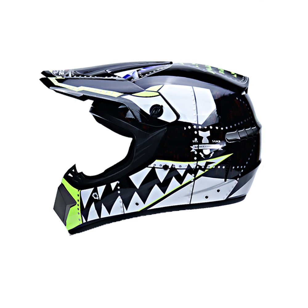 Motorcycle Helmet Set for Cross Racing and Off-Road Biking