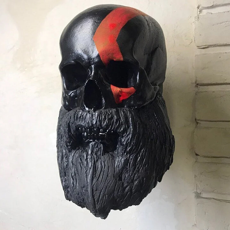 Bold Skull Motorcycle Helmet Display Stand