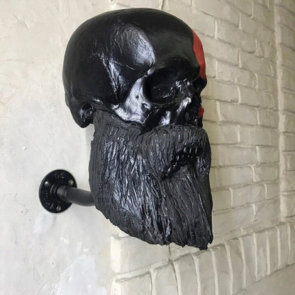 Bold Skull Motorcycle Helmet Display Stand