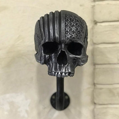 Bold Skull Motorcycle Helmet Display Stand