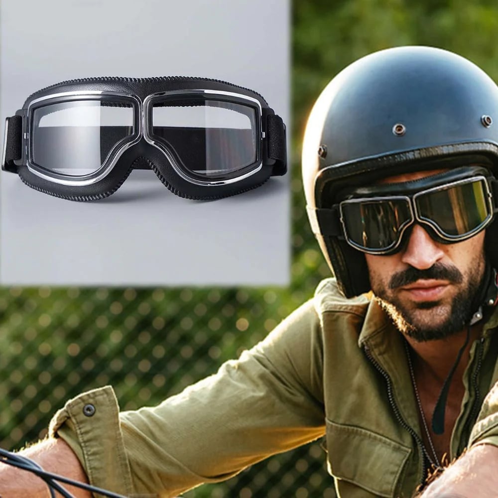 Vintage Riding Goggles | Ultimate Eye Protection & Comfort