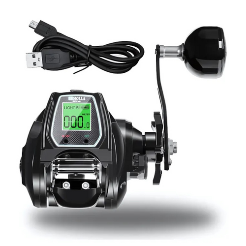 Heavy-Duty Fishing Reel for Lures – Waterproof Electronic Design