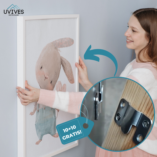 10+10 FREE | Smart Solution for Secure and Seamless Hanging!
