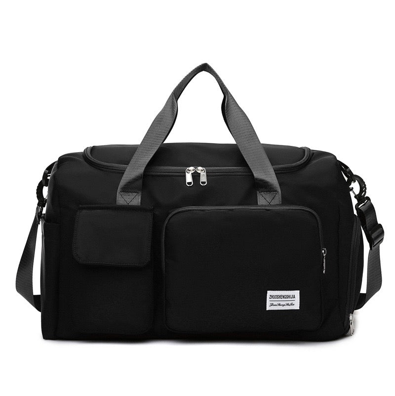 Sport Duffle Bag with Multiple Compartments and Shoe Section