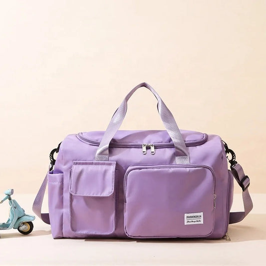 Sport Duffle Bag with Multiple Compartments and Shoe Section