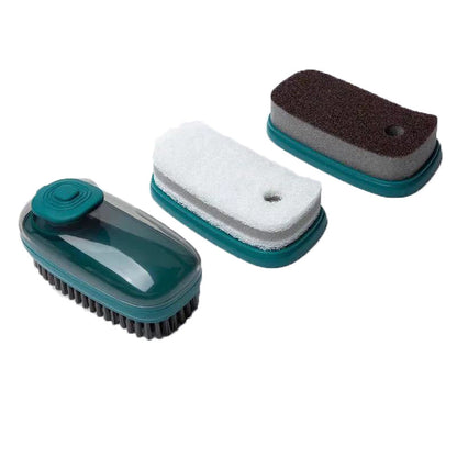 Cleaning Brush with Soap Dispenser for Scrubbing Dishes