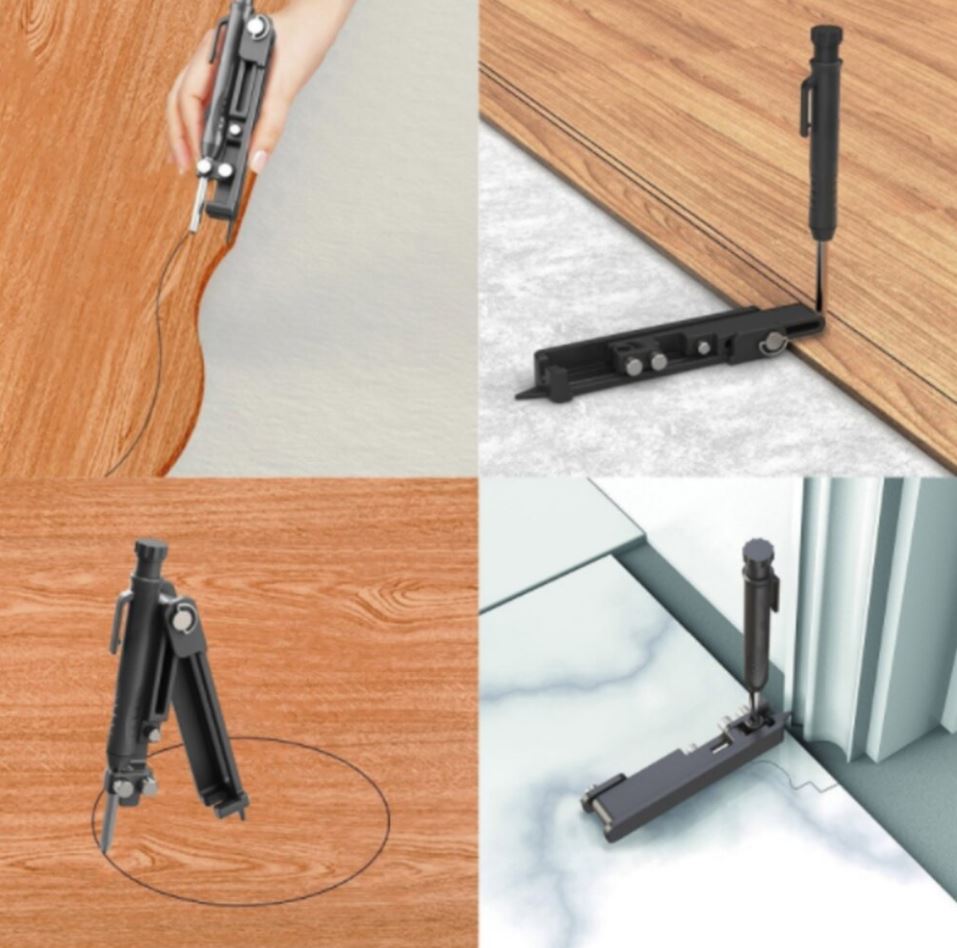 Versatile Aluminum Marking Tool for Precise Designs