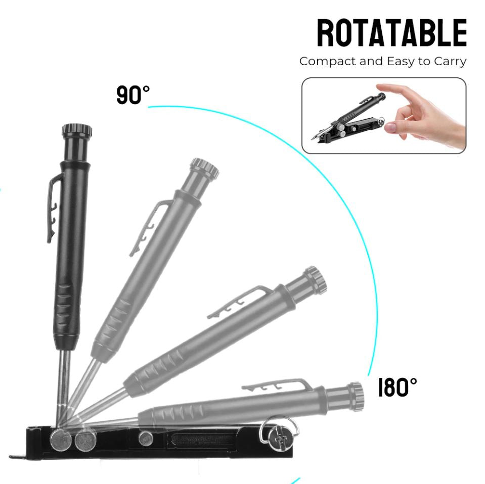 Versatile Aluminum Marking Tool for Precise Designs