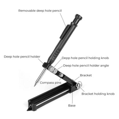 Versatile Aluminum Marking Tool for Precise Designs