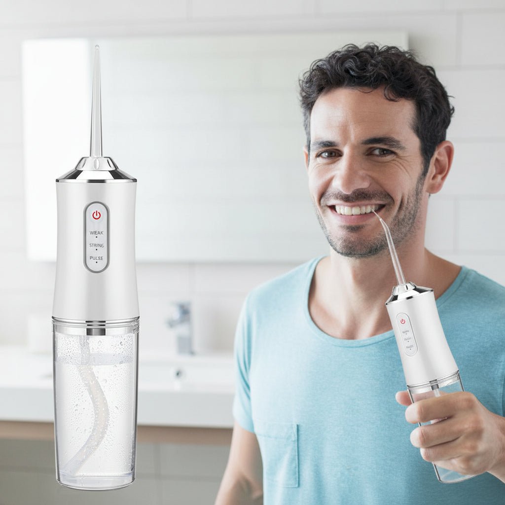 Revolutionary Water Flosser | Adjustable Pressure & 360° Tip