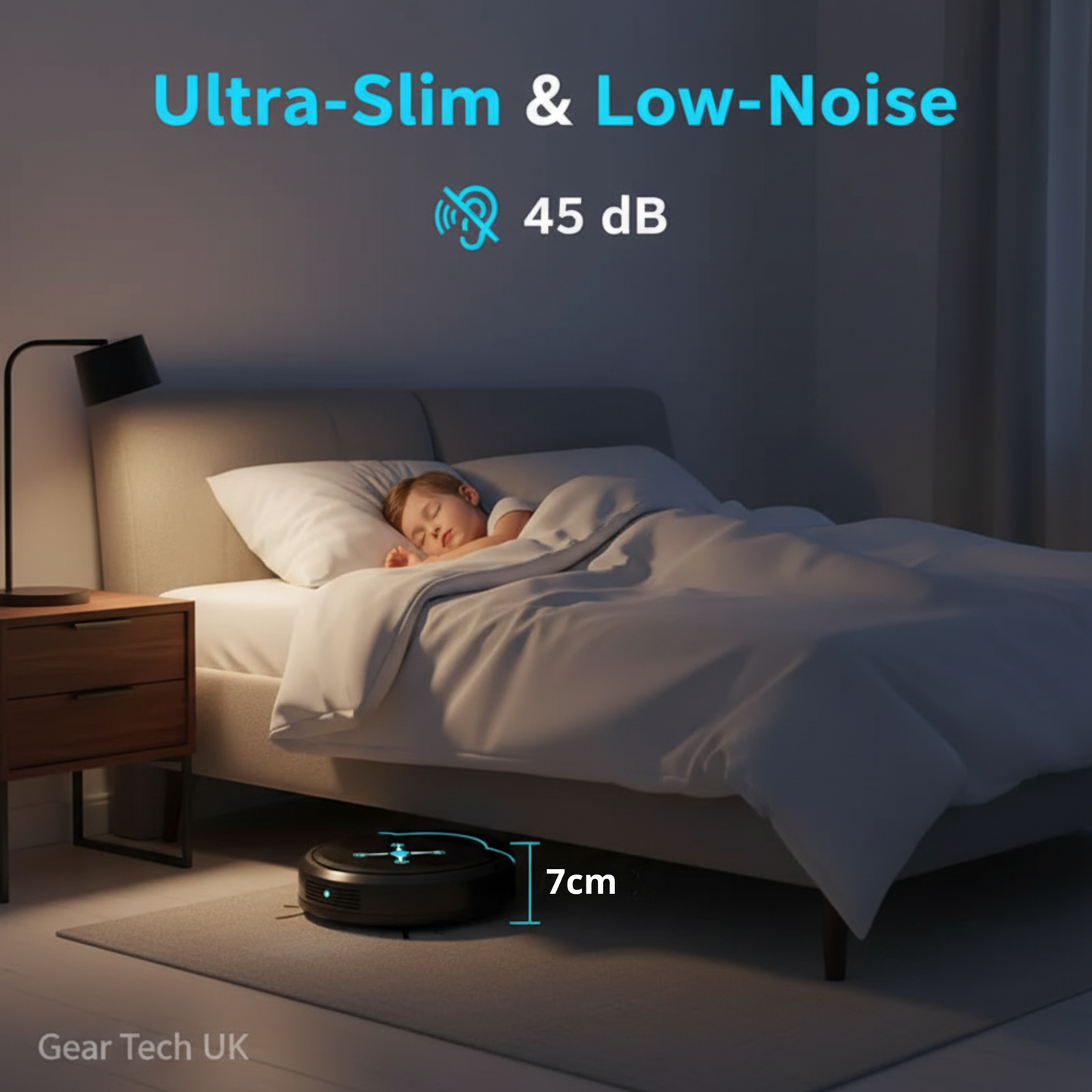 Intelligent 3-in-1 Robot Vacuum for Automatic Floor Cleaning