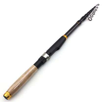 Telescopic Fishing Rod - Portable Carbon Fiber Spinning Pole
