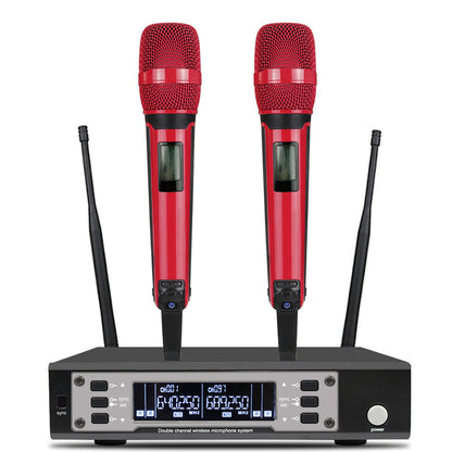 Dual Wireless Microphone System – Professional UHF Sound Quality