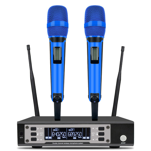 Dual Wireless Microphone System – Professional UHF Sound Quality