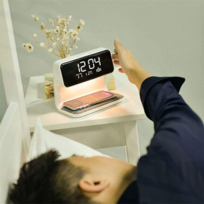 Illuminate & Charge: The Ultimate Nightstand Companion