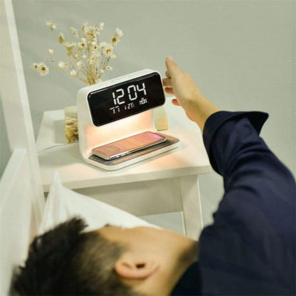 Illuminate & Charge: The Ultimate Nightstand Companion