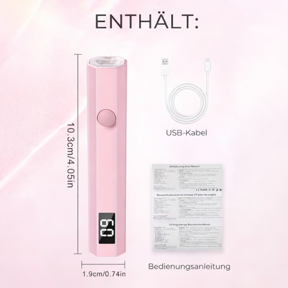 Portable UV LED Nail Dryer | Quick Curing & Flawless Finish