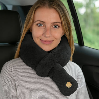 Neck Pillow with Massage Feature - Ideal for Travel by Car or Air