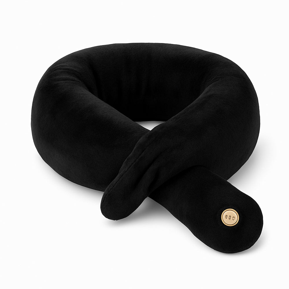 Neck Pillow with Massage Feature - Ideal for Travel by Car or Air