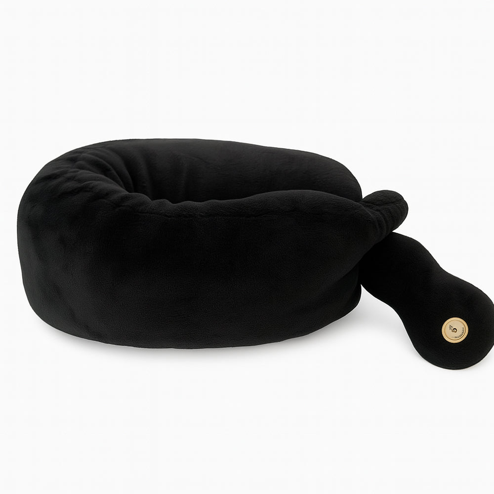 Neck Pillow with Massage Feature - Ideal for Travel by Car or Air