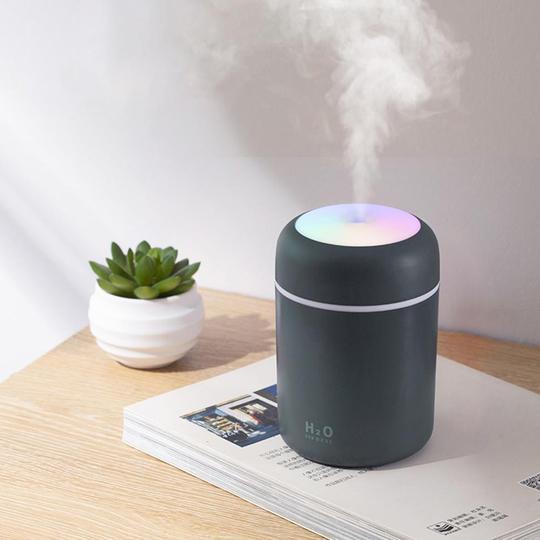 WhisperCool Humidifier 300ml | Silent Operation with LED Glow