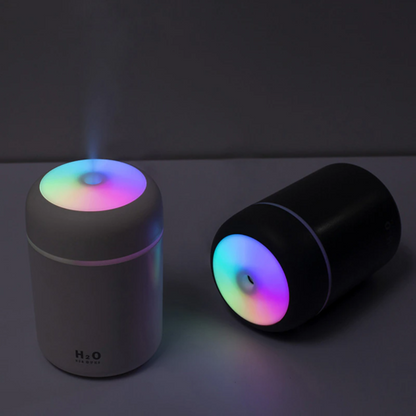 WhisperCool Humidifier 300ml | Silent Operation with LED Glow