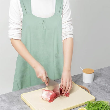 Cross-Back Apron Style Dress for Women