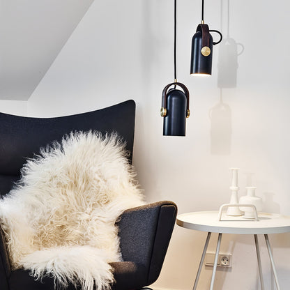 Cannon-Style Pendant Light in Metal and Iron – Classic Design