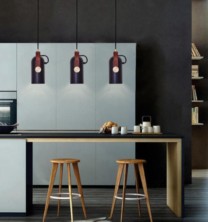 Cannon-Style Pendant Light in Metal and Iron – Classic Design
