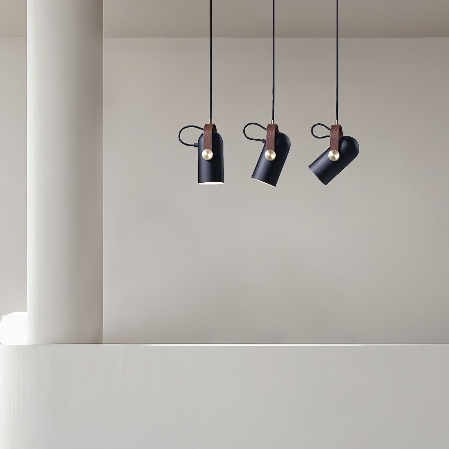 Cannon-Style Pendant Light in Metal and Iron – Classic Design