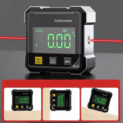 PrecisionPro Laser Level | Magnetic Digital Angle Finder
