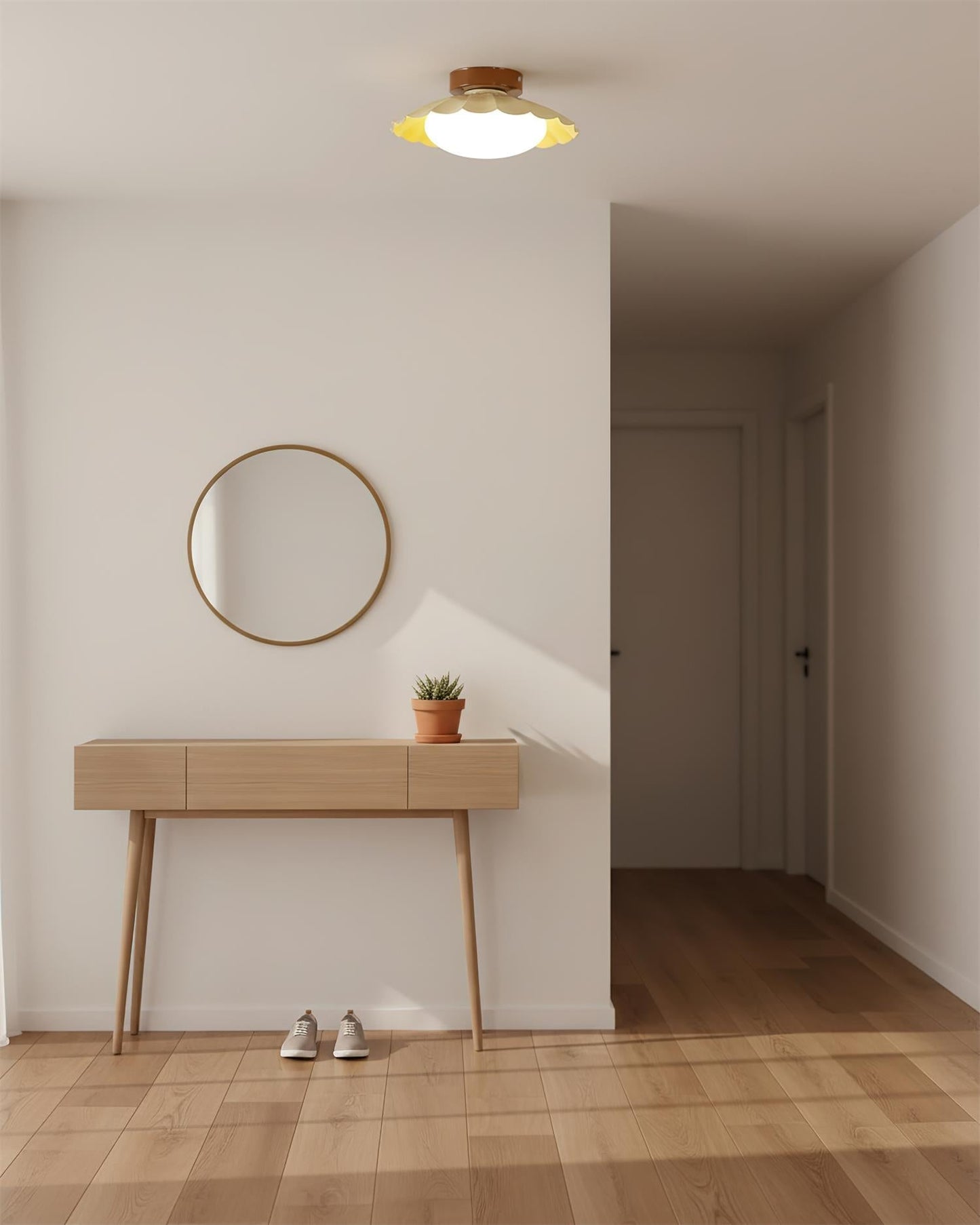 Modern Ceiling Lights with Scalloped Design for Elegant Interiors