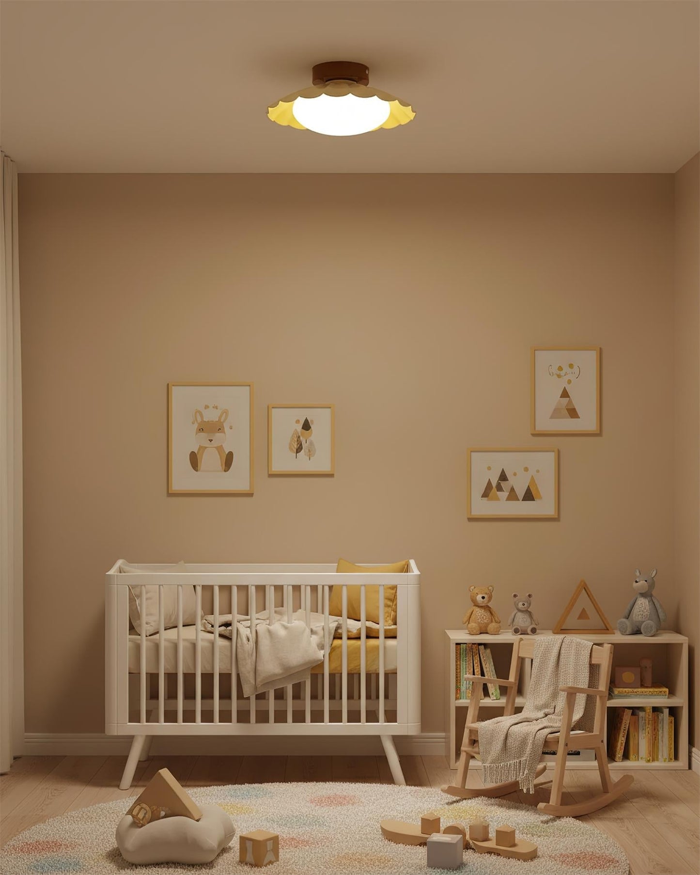 Modern Ceiling Lights with Scalloped Design for Elegant Interiors