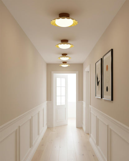 Modern Ceiling Lights with Scalloped Design for Elegant Interiors