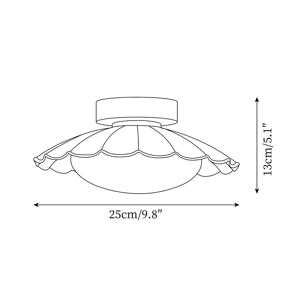 Modern Ceiling Lights with Scalloped Design for Elegant Interiors