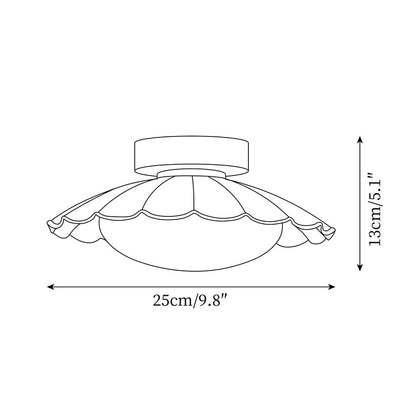 Modern Ceiling Lights with Scalloped Design for Elegant Interiors