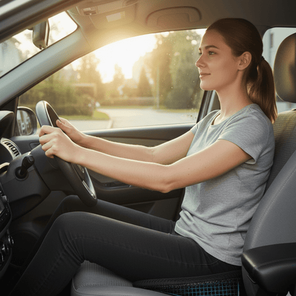 Pressure-Relief Seat Cushion for Improved Posture in Cars