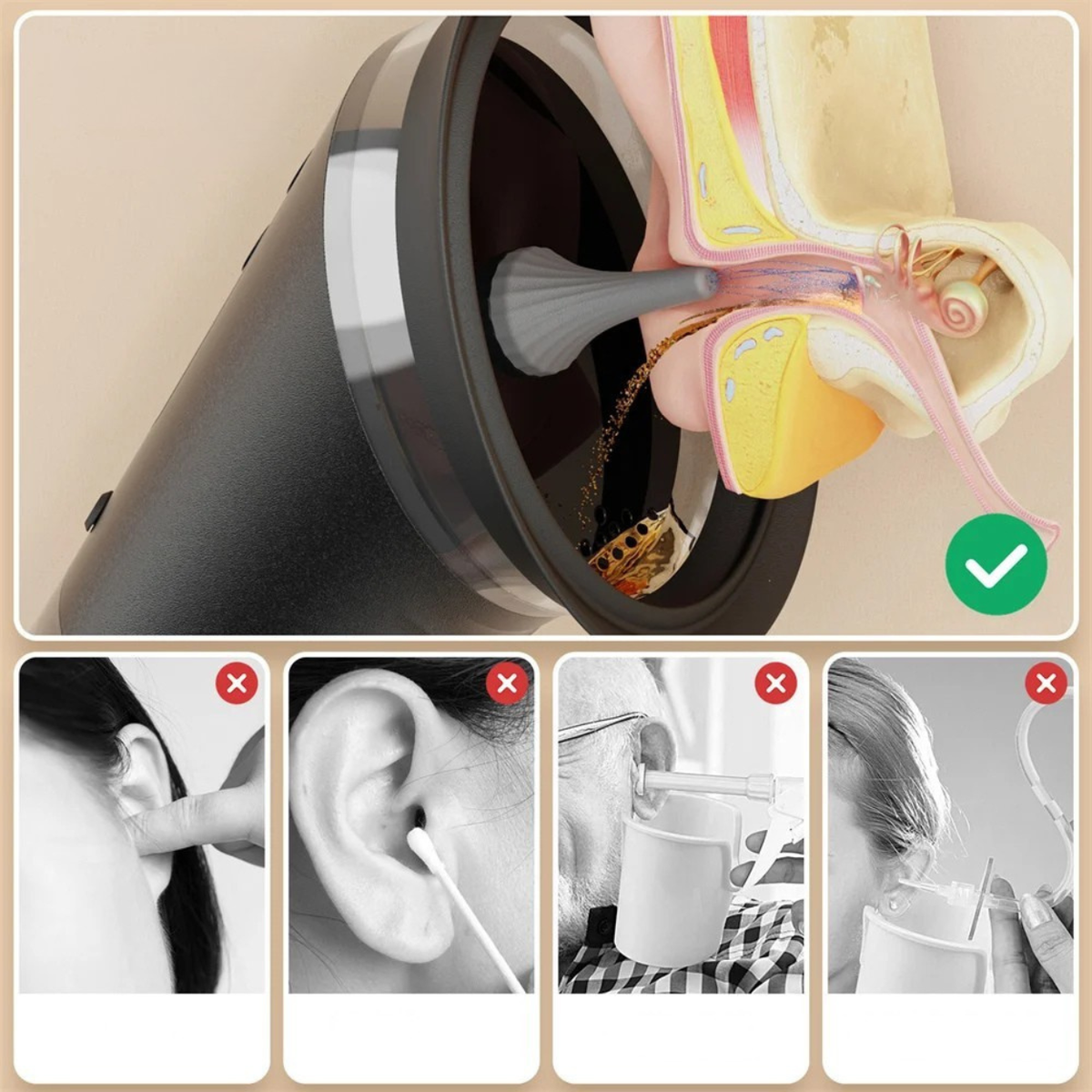 Digital Ear Wax Removal Tool for Ear Hygiene