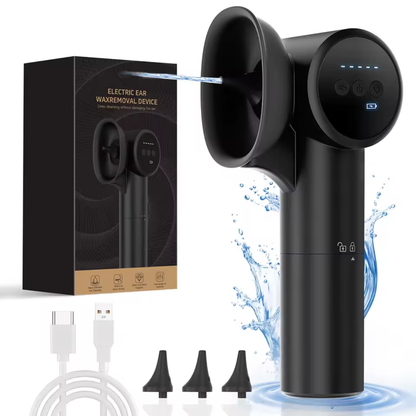 Heated Ear Cleaning Device with Air and Water Spray Function
